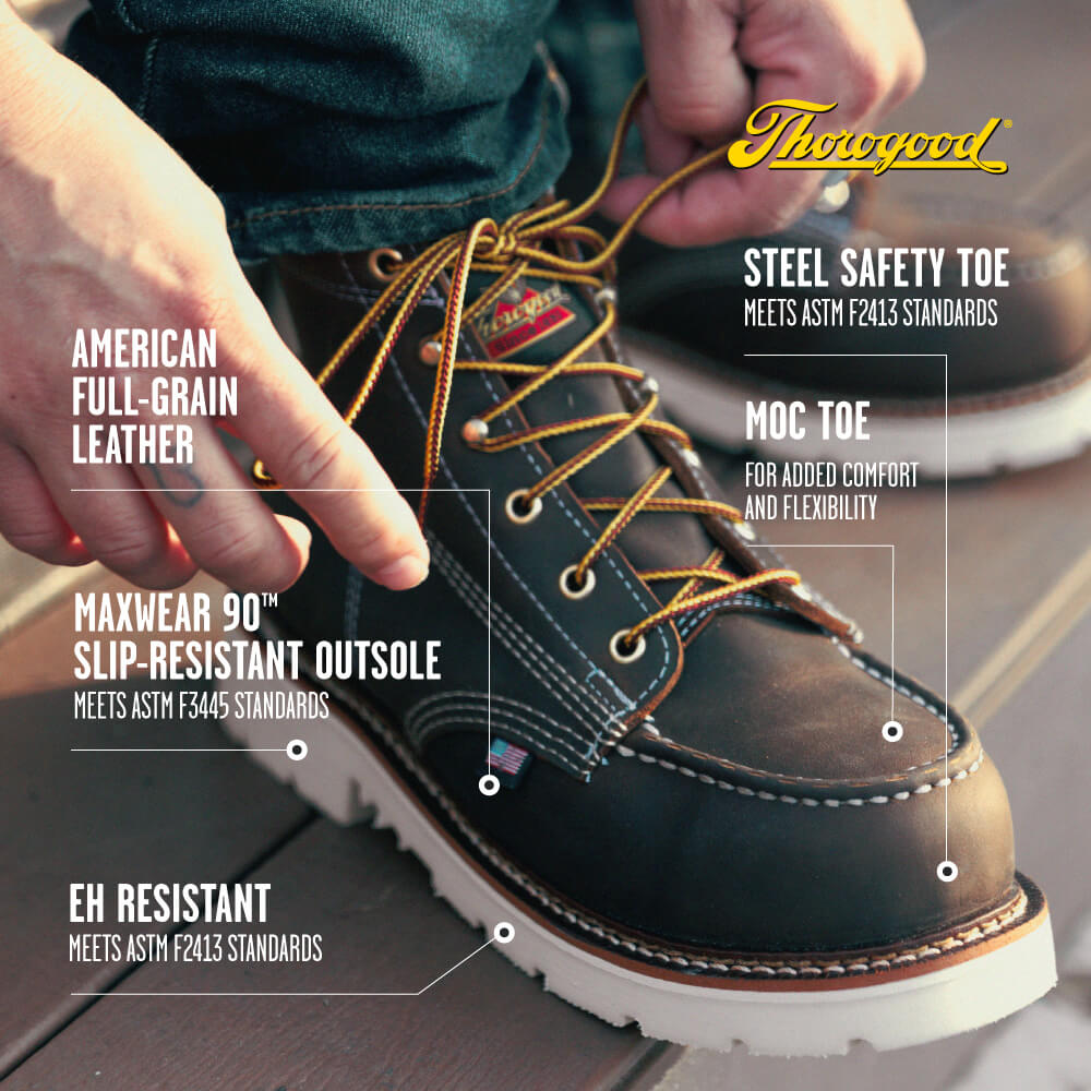 504-4375 THOROGOOD SAFETY TOE 6 INCH – Shoeworks