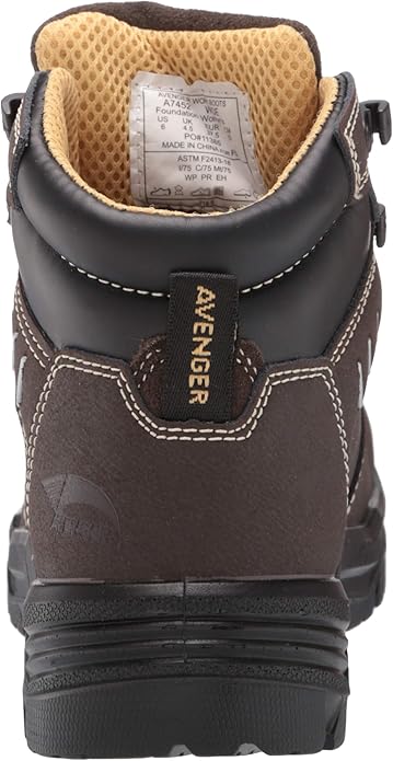 WMNS BRN 6" WP MET CARBON TOE