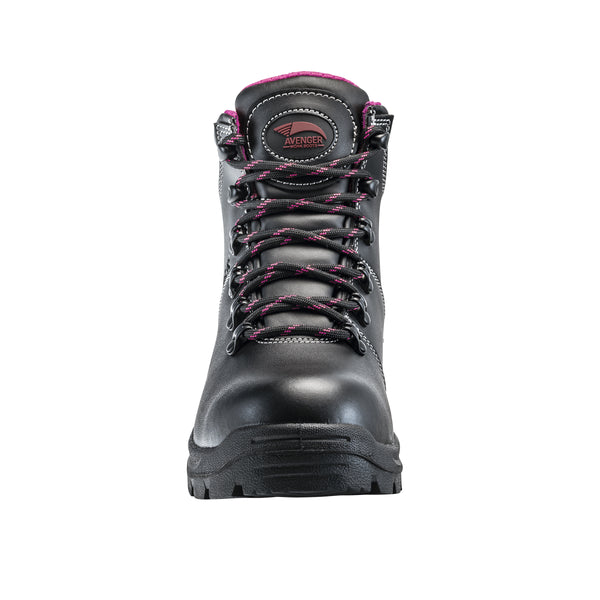 WOMENS AVNGR W/P BLACK 6" BOOT