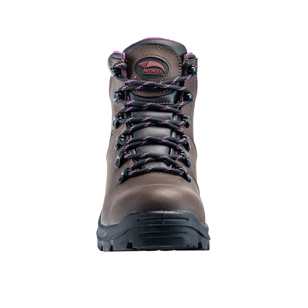 WOMENS AVNGR W/P BROWN 6" BOOT