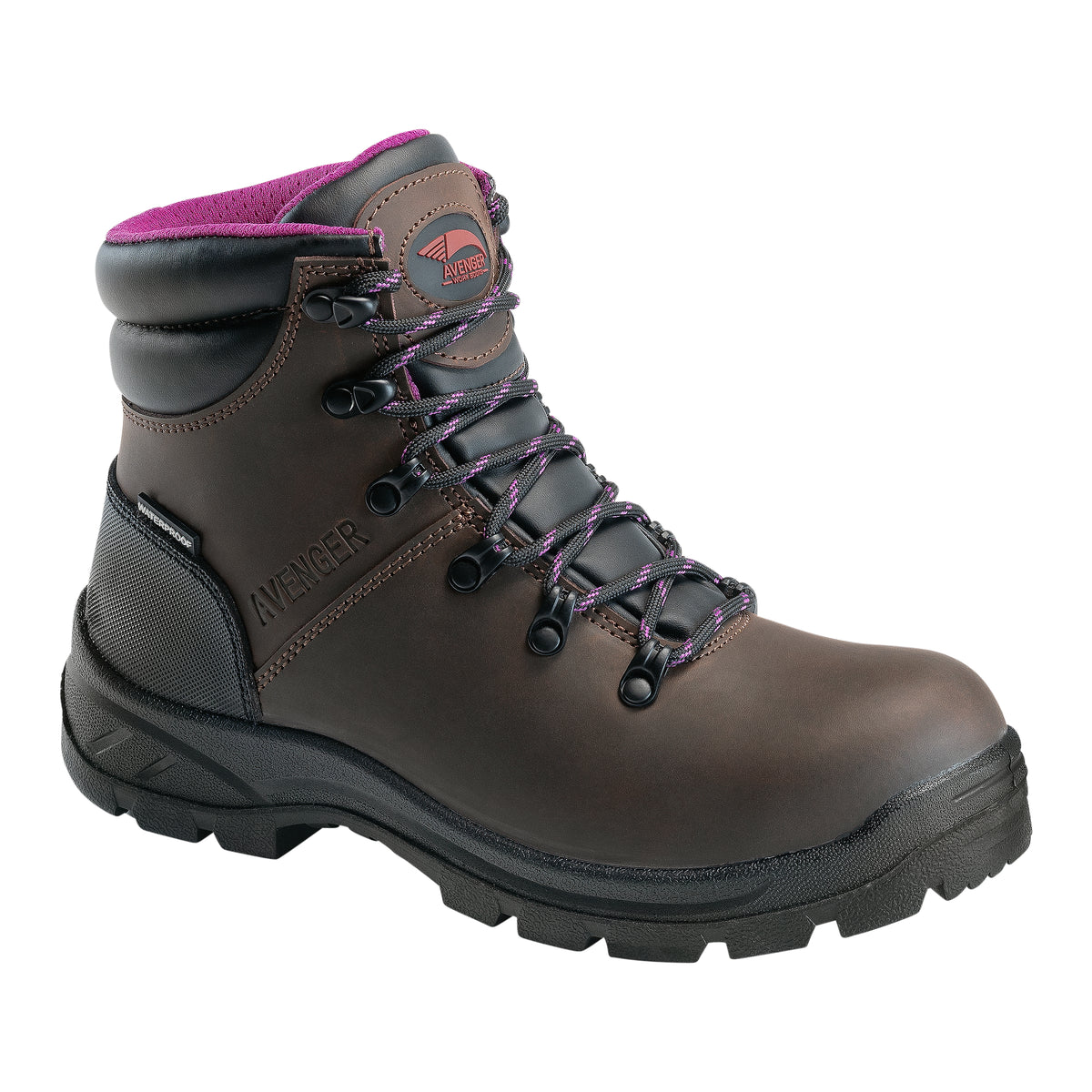 WOMENS AVNGR W/P BROWN 6" BOOT