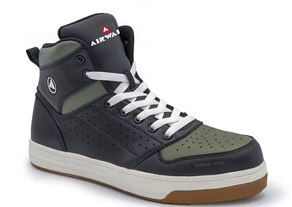 AIRWALK BLK/OLIVE HI-TOP