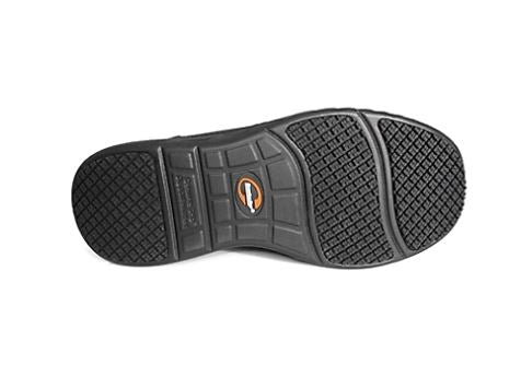 BLACK EASY ON SOFT TOE SLIP-ON
