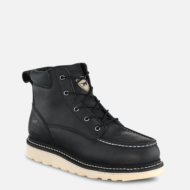 Irish Setter Ashby 6" Blk/Wht