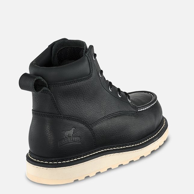 Irish Setter Ashby 6" Blk/Wht