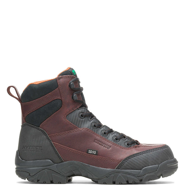 HYTEST APEX W/P RED BRN HIKER