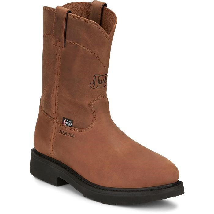 OW4764 JUSTIN SAFETY TOE PULL ON