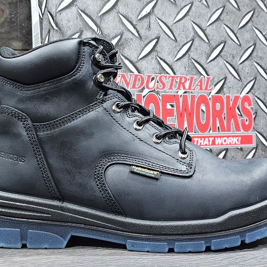SHOEWORKS 6" W/P BLK BOOT