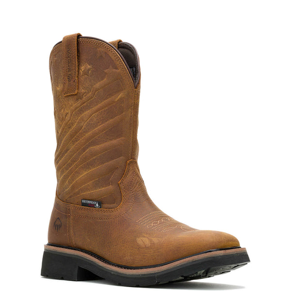 BRN RANCH FLAG WP SQUARE TOE