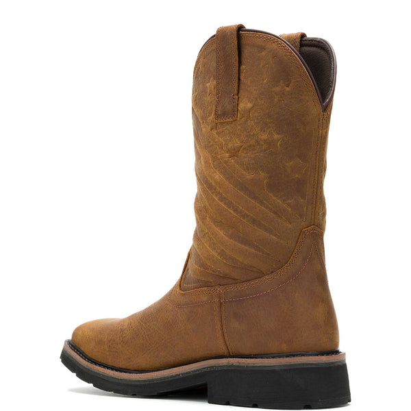BRN RANCH FLAG WP SQUARE TOE