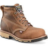 Buy Online Premium Quality MEN'S CAROLINA FERRIC SAFETY TOE BROWN USA MADE CA7829 | Best Safety Shoes and Boots - Shoeworks