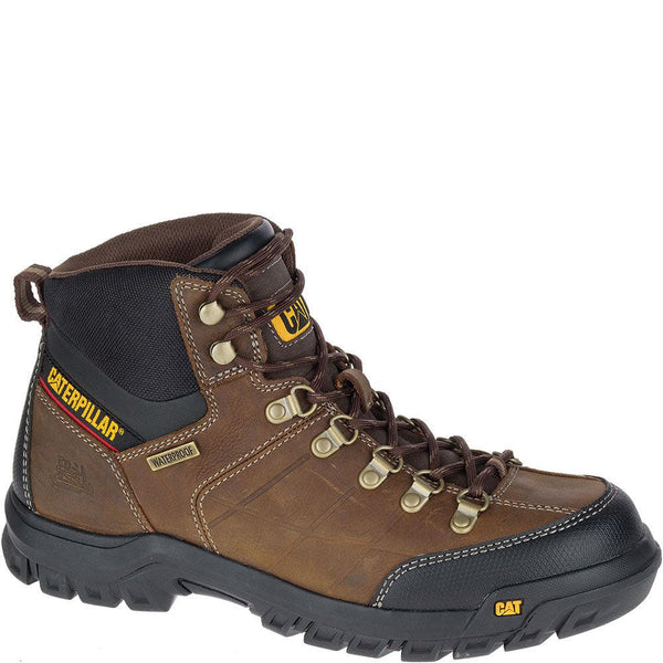 Buy Online Premium Quality MEN'S CAT BROWN 6" W/P SOFT TOE P74128 | Best Safety Shoes and Boots - Shoeworks