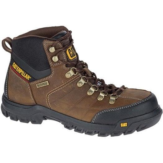 Buy Online Premium Quality MEN'S CAT THRESHOLD BROWN W/P 6" P90935 | Best Safety Shoes and Boots - Shoeworks