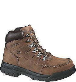Buy Online Premium Quality MEN'S WOLVERINE BROWN POTOMAC ENGLISH MOC STEEL-TOE 6" WORK BOOT W04349 | Best Safety Shoes and Boots - Shoeworks