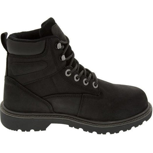 Buy Online Premium Quality WOMEN'S WOLVERINE BLACK FLOORHAND 6" STEEL TOE BOOT W201153 | Best Safety Shoes and Boots - Shoeworks