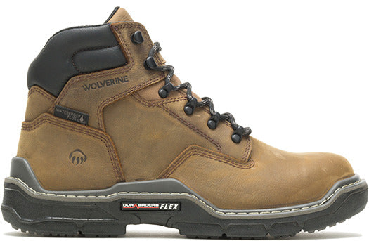 Buy Online Premium Quality MEN'S WOLVERINE RAIDER DURASHOCKS® WATERPROOF 6" CARBONMAX WORK BOOT W211161 | Best Safety Shoes and Boots - Shoeworks