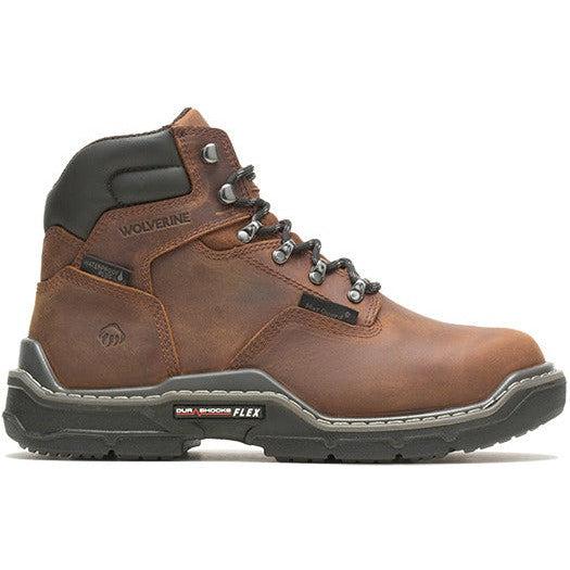 Buy Online Premium Quality MEN'S WOLVERINE RAIDER DURASHOCKS® WATERPROOF 6" MET-GUARD WORK BOOT W211165 | Best Safety Shoes and Boots - Shoeworks