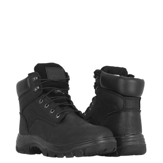 Buy Online Premium Quality UNISEX WORKZONE BLACK SOFT 6" W/P BOOT WZN651-BLK | Best Safety Shoes and Boots - Shoeworks